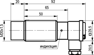 Габариты ISN ET81A-12G-15-LZ